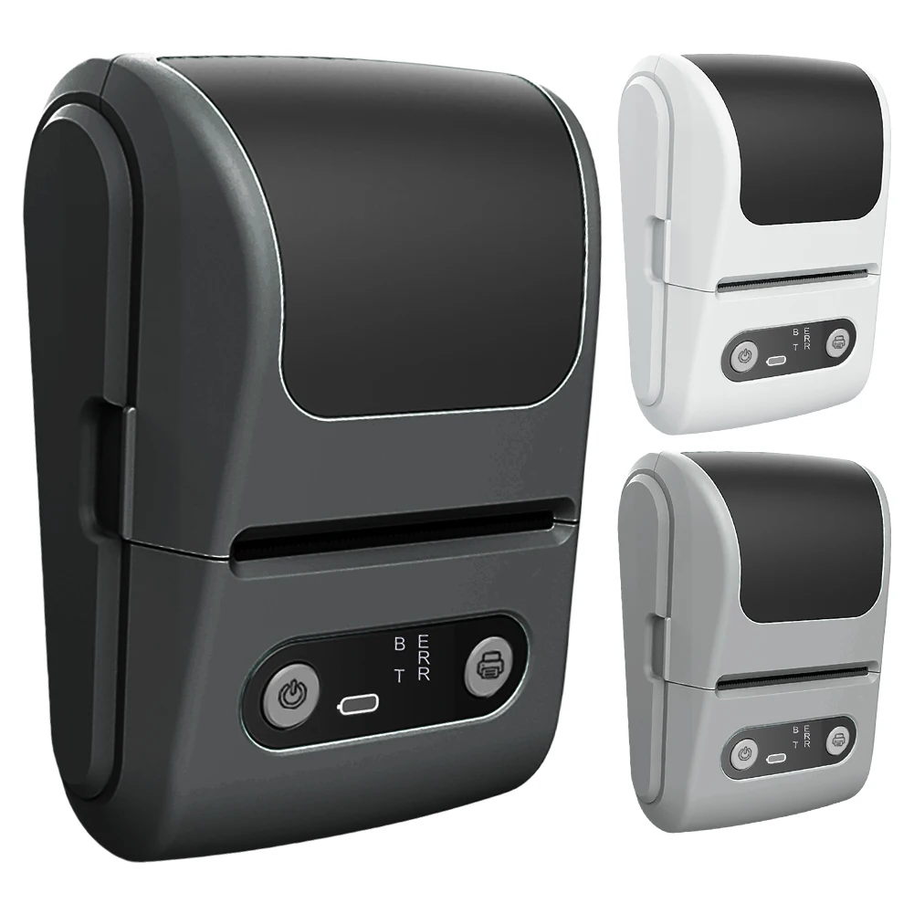 Imprimante d'étiquettes thermique Compatible Bluetooth, imprimante de codes à barres Portable pour le bureau, la maison et les affaires – Image 3