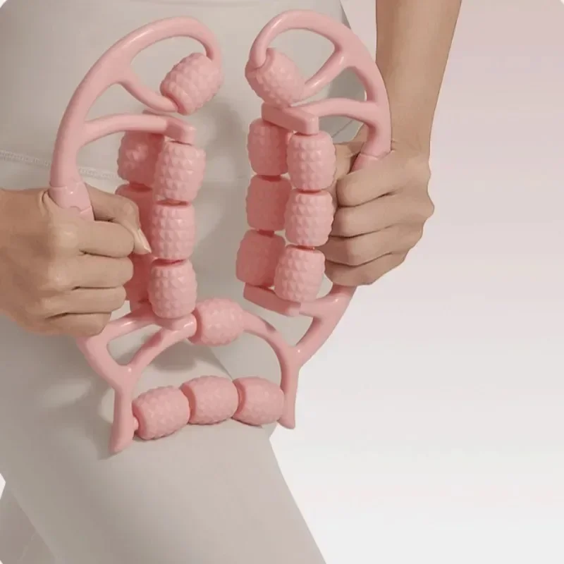 Rouleau de massage circulaire pour les jambes, 9/12/18 tours, masseur amincissant, équipement d'étirement musculaire, pince – Image 6