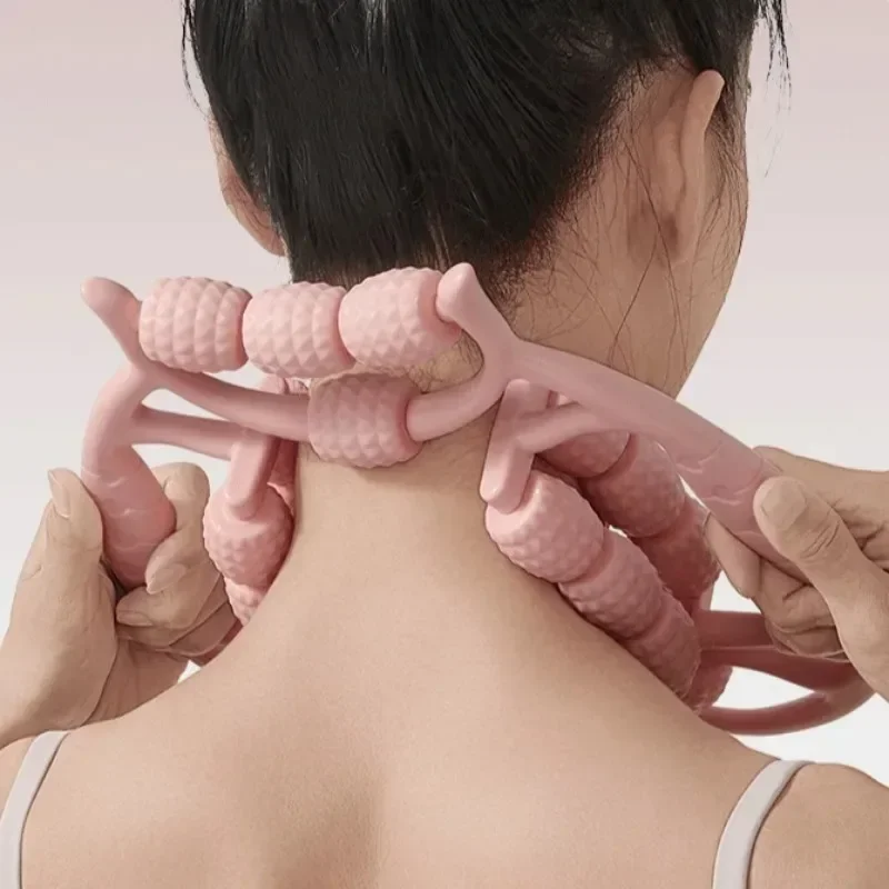 Rouleau de massage circulaire pour les jambes, 9/12/18 tours, masseur amincissant, équipement d'étirement musculaire, pince – Image 5