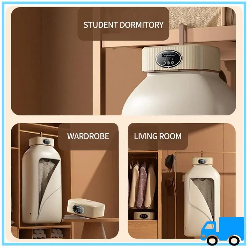 Dernier sèche-linge électrique plié support de séchage intelligent accrocher sèche-linge Machine Portable voyage sèche-linge à Air chaud pour vêtements prise ue – Image 5