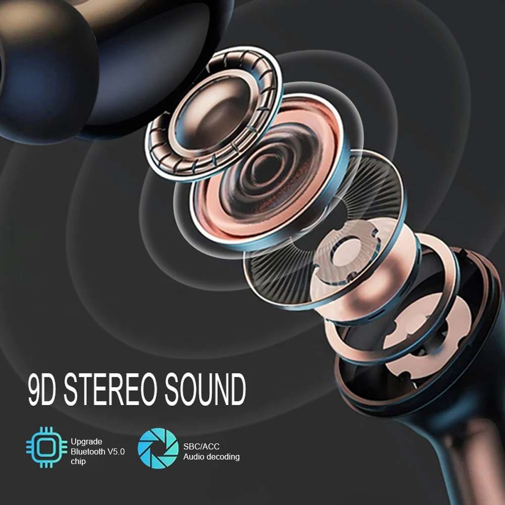 Original Thinkplus sans fil Bluetooth écouteurs ANC réduction du bruit écouteurs HD micro appel Gamer casques LED écran tactile contrôle – Image 5