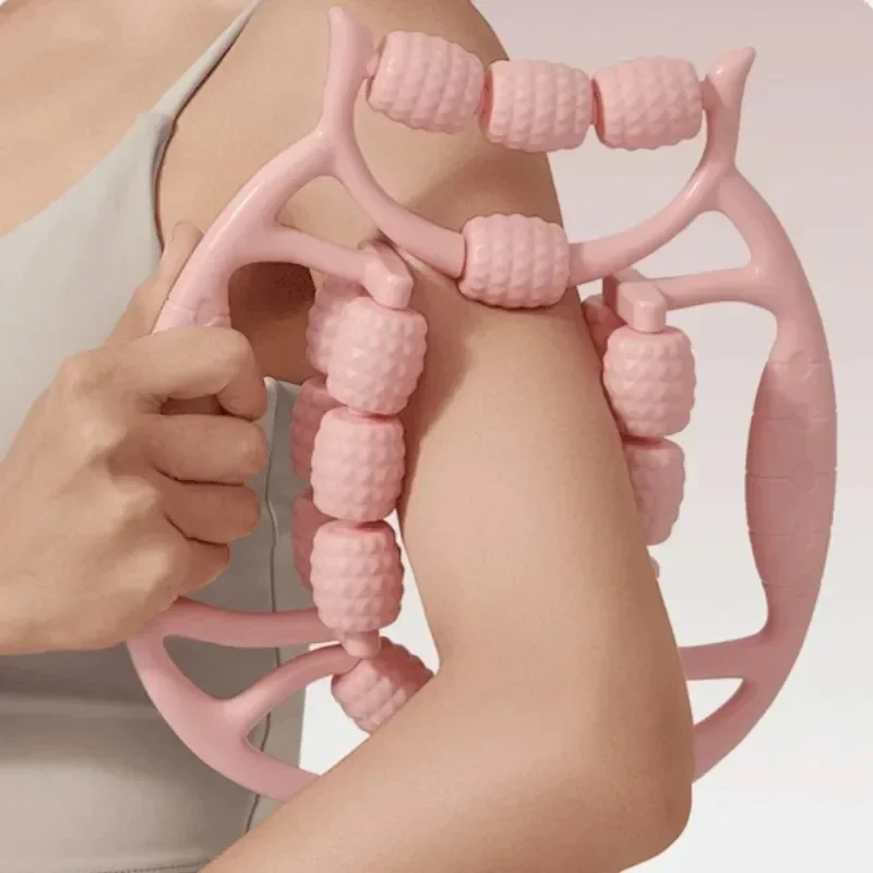 Rouleau de massage circulaire pour les jambes, 9/12/18 tours, masseur amincissant, équipement d'étirement musculaire, pince – Image 4